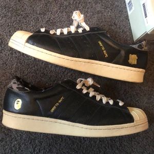 Bape x undefeated x adidas superstar